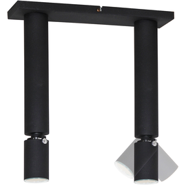 PLAFON DŁUGI 2-PŁ SLIM II RUCHOMY BLACK 727H/1 Aldex
