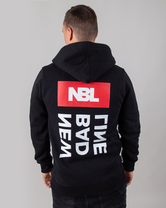 BLUZA Z KAPTUREM TRIPPLELOGO BLACK