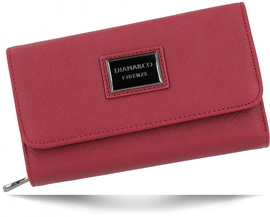 Uniwersalny Portfel Damski w rozmiarze XL firmy Diana&Co Bordo (kolory)