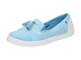 SLIP ON Błękitne tenisówki damskie BALADA B794