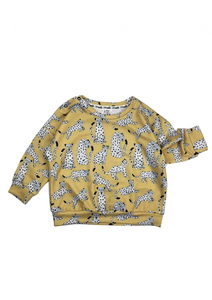 BLUZA YELLOW LEOPARD  PRINT