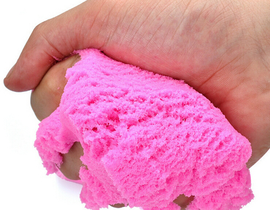 Piasek kinetyczny 1 KG - różowy - magiczny - dostępne od ręki