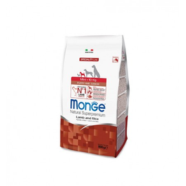 MONGE MINI PUPPY & JUNIOR LAMB & RICE 2,5KG