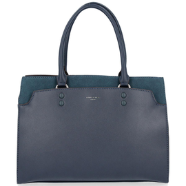 David Jones Firmowe Torebki Damskie Elegancki Kufer w rozmiarze XL Granatowa (kolory)