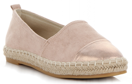 Buty Damskie Espadryle renomowanej marki Lady Glory Pudrowy Róż (kolory)