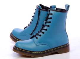 -30%Zimowe niebieskie glany WISHOT na suwak265