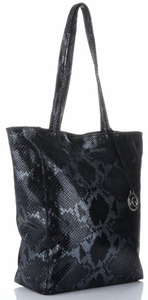 Torebki Skórzane ShopperBag VITTORIA GOTTI Czarne (kolory)