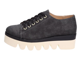 Czarne creepersy buty damskie WISHOT DP687BK