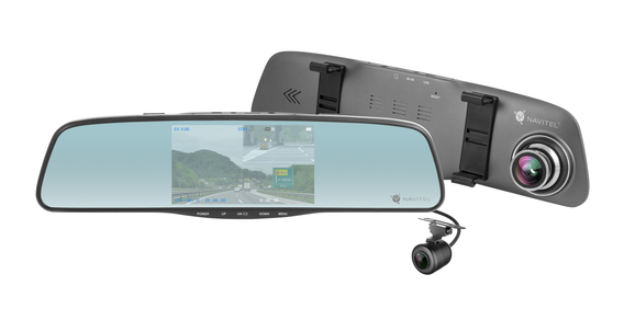 Navitel MR250 - rejestrator jazdy w lusterku - tylna kamera - Full HD - do 64GB - dostępne od ręki