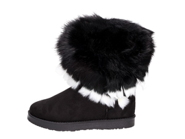 Ciepłe botki damskie Kylie Crazy 506 NEGRO