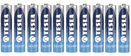 TESLA BATERIE LR 03 AAA PALUSZKI SILVER 10SZT LR03