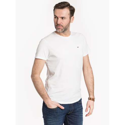 Tommy Jeans "Essential Jaspe Tee" White