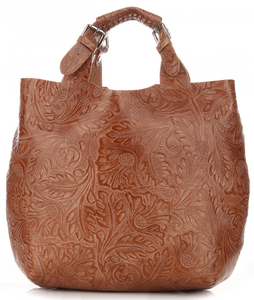 Stylowa Torebka ze skóry naturalnej włoskiej fimy Genuine Leather Ruda (kolory)