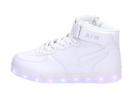 LED 7 kolorów Świecące buty dziecięce 7208 WT