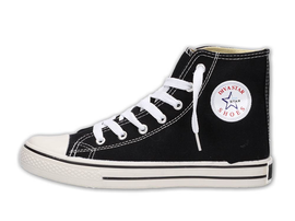 -70%Czarne trampki, buty damskie BALADA B613-1