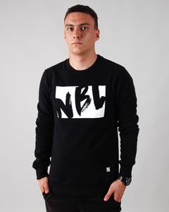 BLUZA BEZ KAPTURA DRAW BLACK