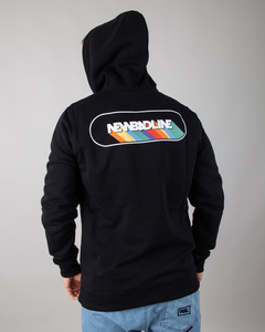 BLUZA Z KAPTUREM RAINBOW BLACK