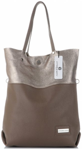 Torebki Skórzane ShopperBag VITTORIA GOTTI Ziemiste (kolory)