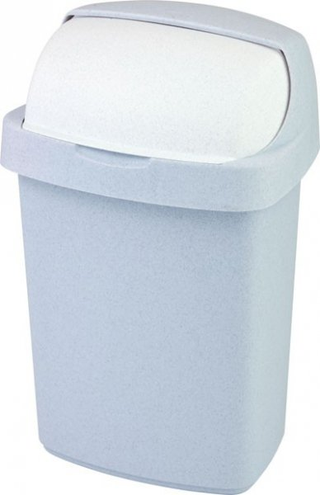 Kosz na śmieci 25L RollTop szary lux