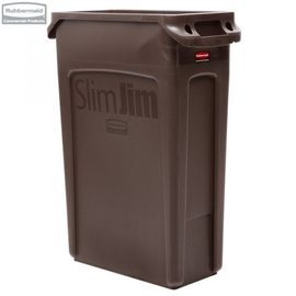 Kosz Slim Jim® With Venting 87L Brown