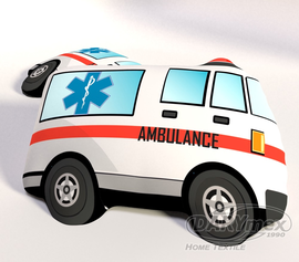 Poduszka przytulanka Ambulance 40x40