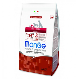MONGE MINI ADULT LAMB, RICE & POTATOES 800G