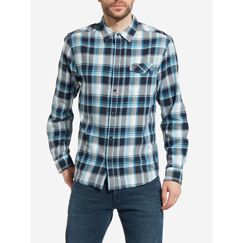 Wrangler "1Pkt Flag Shirt" Navy