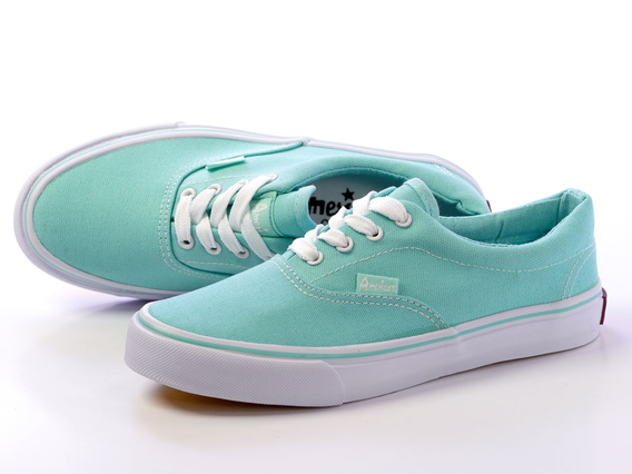 -50% Markowe trampki miętowe AMERICAN CLUB 63V