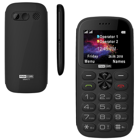 Maxcom Comfort telefon MM471 Czarny + stacja dokująca