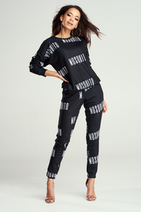 SPODNIE LOGO BRAND PRINT ILM