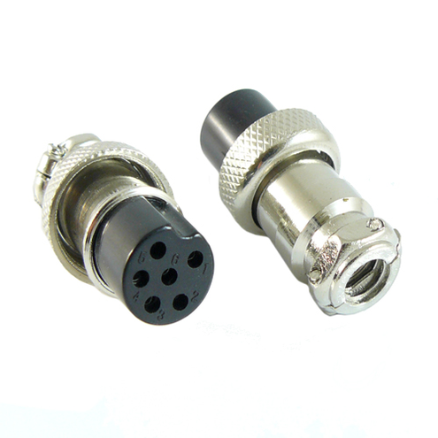 Gniazdo CB mikrofonowe 6pin na kabel