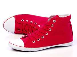 -50% Markowe czerwone trampki NEW AGE 425