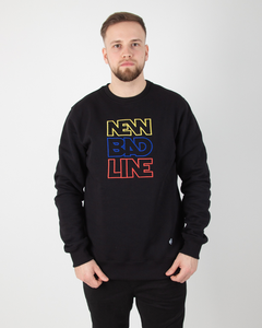 BLUZA BEZ KAPTURA OUTLINE BLACK