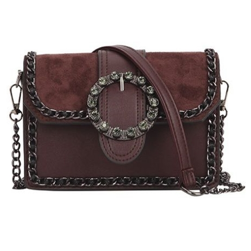Torebka damska welurowa GLAM ĆWIEKI T146BR