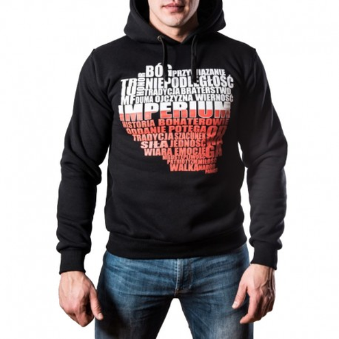 BLUZA KAPTUR rozsypanka IMPERIUM