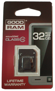 KARTA PAMIĘCI - MICRO SDHC / SD 32 GB - KLASA 10 - dostępne od ręki