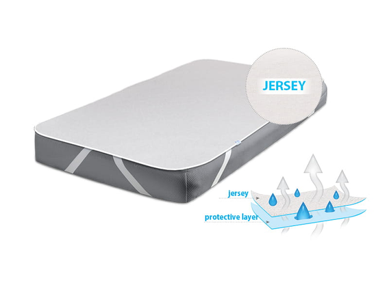 Podkład jersey oddychający wodoodporny na materac 60x120