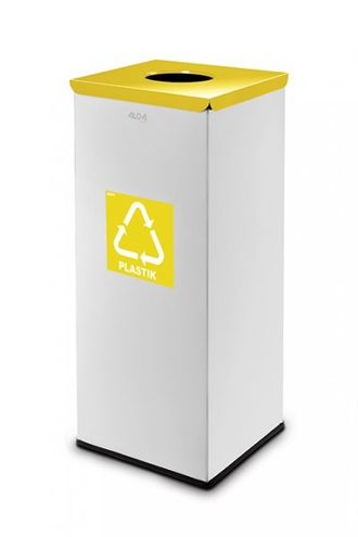 Kosz do segregacji odpadów EKO SQUARE 60L plastik