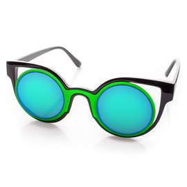 [Zestaw] Okulary przeciwsłoneczne CRAZY 1711-1 + Kostium kąpielowy ETNA N2-23 (002)