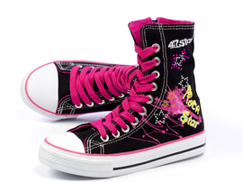 -40% Wysokie trampki dziecięce BADOXX 6263 BK