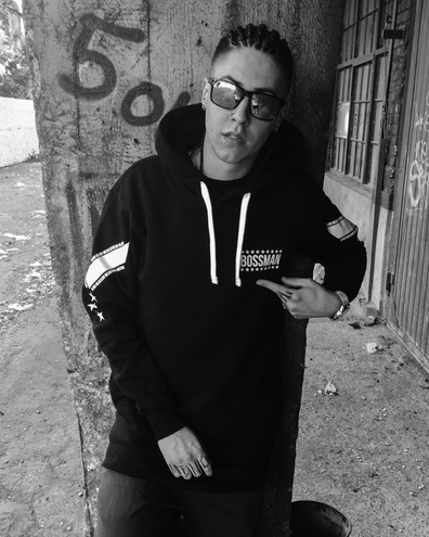 NBL x BLIND WEAR BLUZA Z KAPTUREM BOSSMAN BLACK