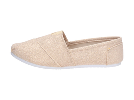 Złote błyszczące TOMSY SABATINA DMC3 SLIP ON