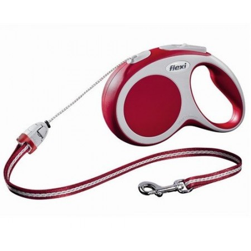 Flexi Vario Smycz linka S 8m czerwona