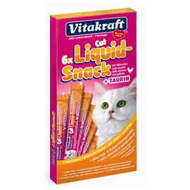 Vitakraft Cat Liquid-Snack z Kurczakiem 6x15g