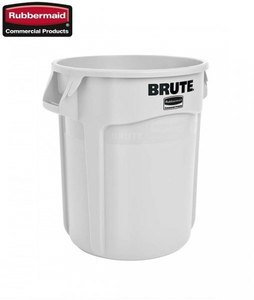 Kontener okrągły z kanałami BRUTE® 75,7L White