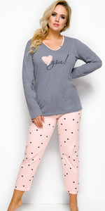 Piżama damska 293 LENA AW/18 Plus Size