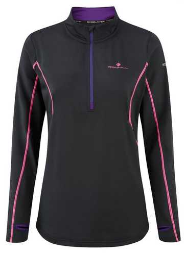 Ronhill Wmns Base Thermal 300 1/2 Zip Tee