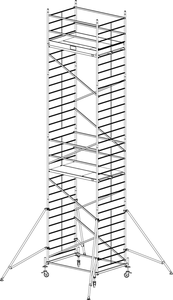 Rusztowanie aluminiowe KRAUSE ProTec XXL - 9,30m 911179