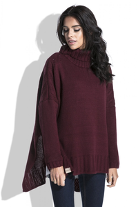 Sweter z szerokim golfem fb455
