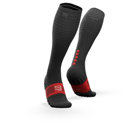 Compressport Full Socks RACING OXYGEN | CZARNE - skarpety kompresyjne FSULV2-99